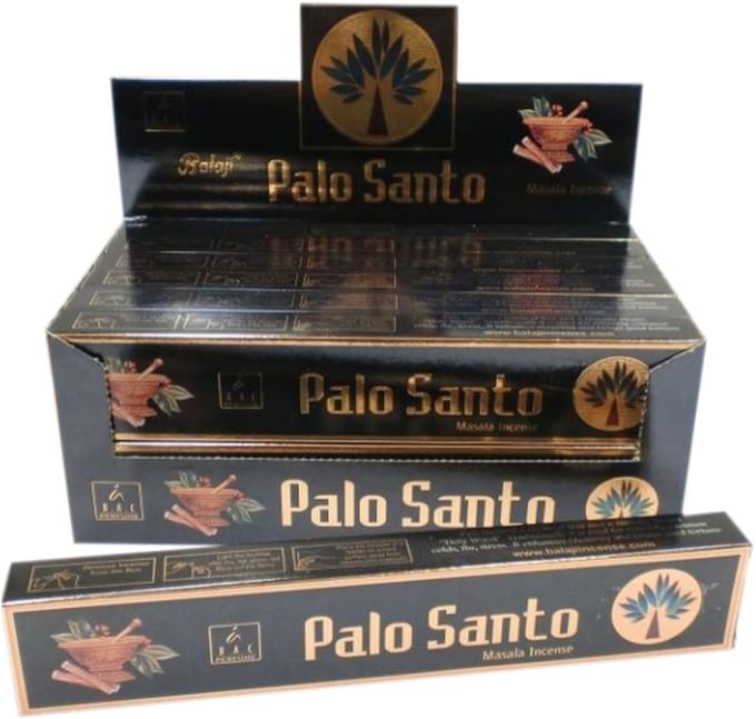 Wierookstokjes Balaji Palo Santo (12 pakjes)