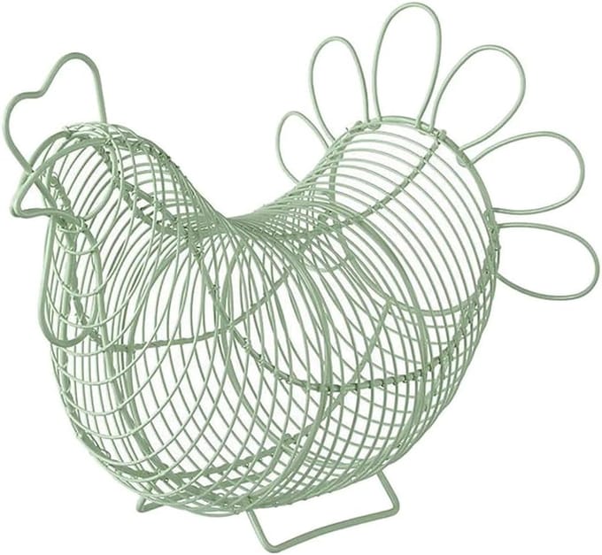 Ei Mand - Kip Mand - Keuken Opslag - Rustieke Stijl - Groen