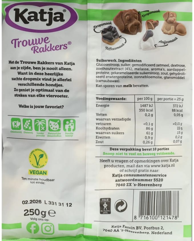 Katja - Trouwe Rakkers - 12 x 250 gram