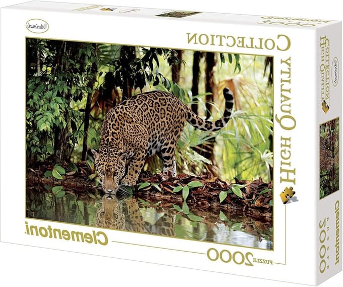 Clementoni Puzzel Leopard 2000 van hoge kwaliteit