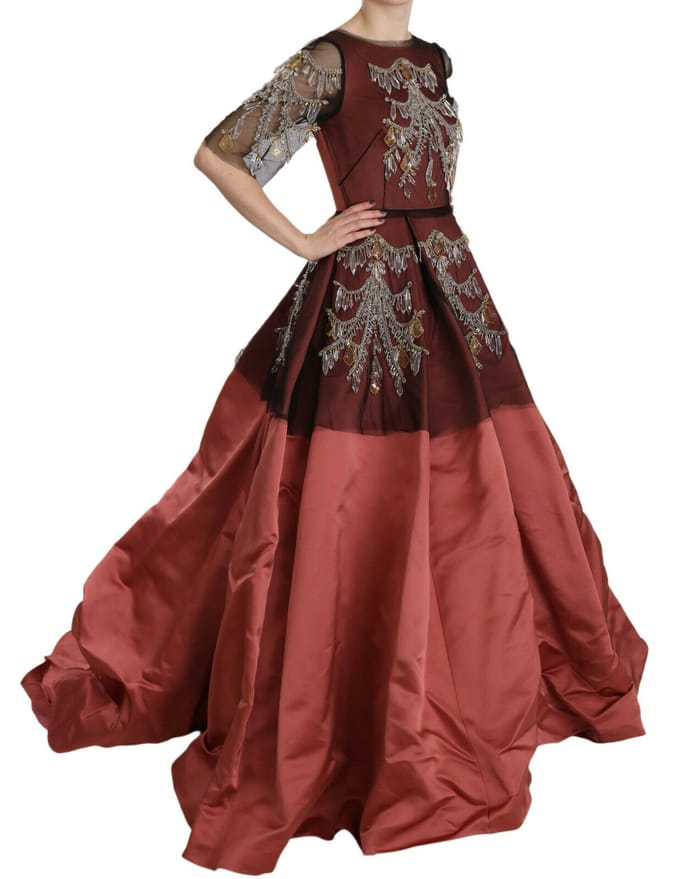 Versierde A-lijn Gown
