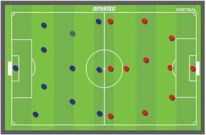 Sportec Magnetisch Voetbal Coachbord 46 X 30