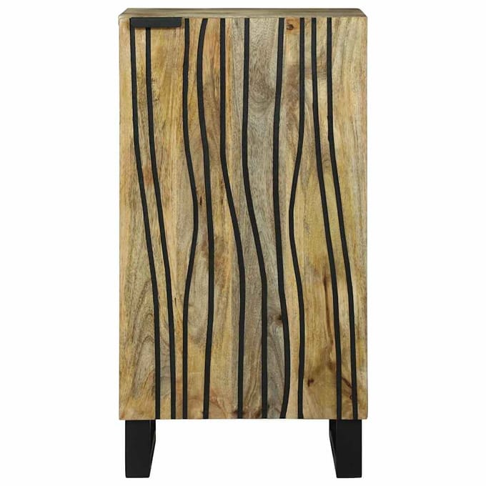 vidaXL - Dressoir - Bruin - 40 - x - 33 - x - 75 - cm - massief - mangohout