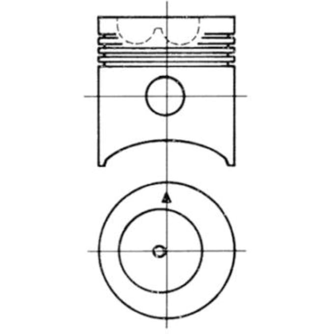Reparatieset, zuiger/cilindervoering KOLBENSCHMIDT 91557971