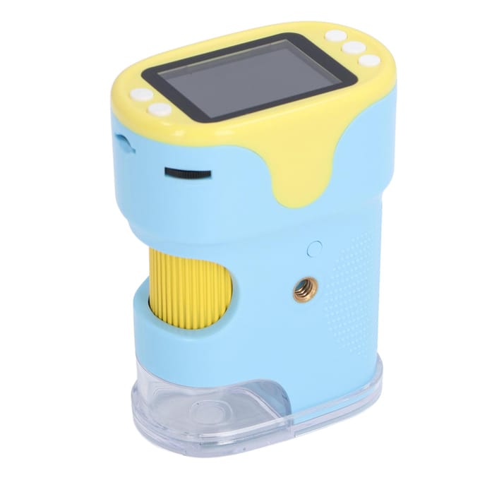 Microscope portable 1000X Écran couleur 2 pouces Microscope numérique portable pour enfants avec photo FHD 10MP blanc