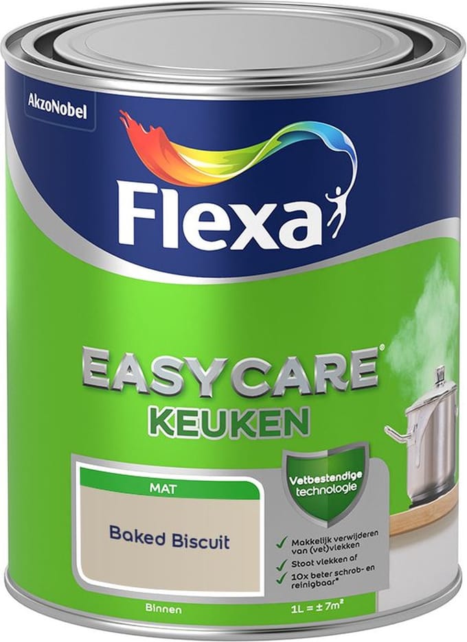 Flexa - Easycare Keuken - Baked Biscuit - Mengverf - 1 L