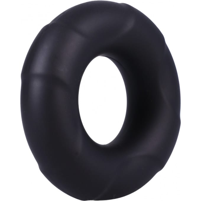 Dock Johnson - Silicone Cockring - Zwart