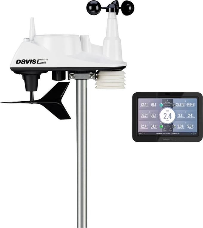 Davis Instruments VANTAGE VUE with console - EU 6242EU Draadloos weerstation Aantal sensoren max.: 80