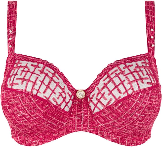 Louisa Bracq - Tweegy Full Cup BH Rouge A Levres - maat 100D - Rood/Goud