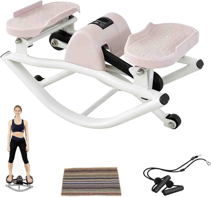 Laterale Step - Hip Trainer - Thuistrainingen - Lage Impact - 50 x 25 cm - Zwart
