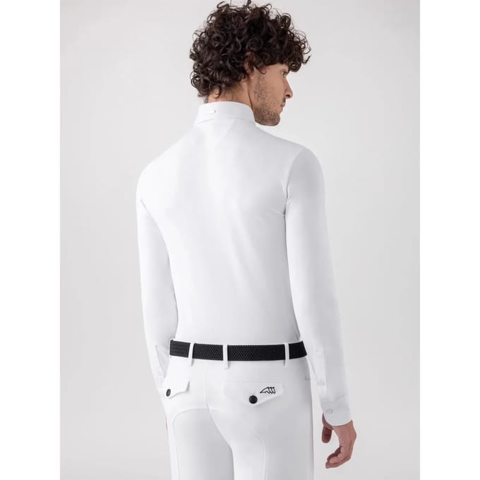 Wedstrijdpolo met lange mouwen Equiline Sebastian