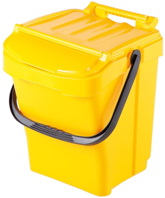 Sartori Ambiente Urba Plus - Tuinafvalemmer - 40L - Geel - Stapelbaar