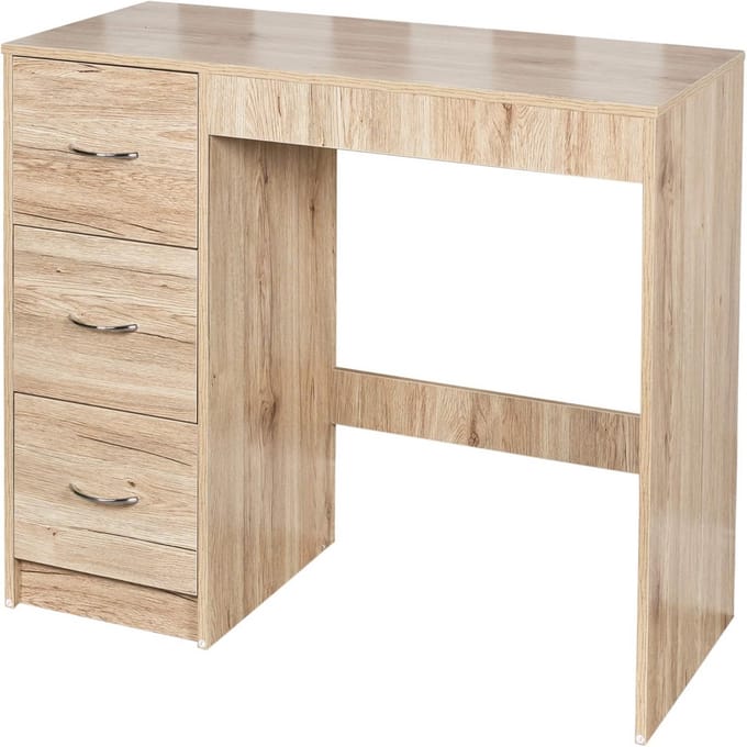 Houten Kaptafel met 3 Laden voor de Slaapkamer