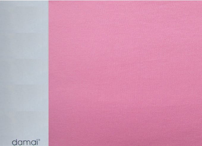 Damai Double Jersey Hoeslaken - Ledikant - 60x120 cm - Pink
