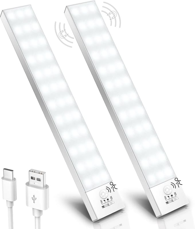 LED Verlichting met Bewegingssensor voor Keukenkast, 23 cm, Koel Wit Licht