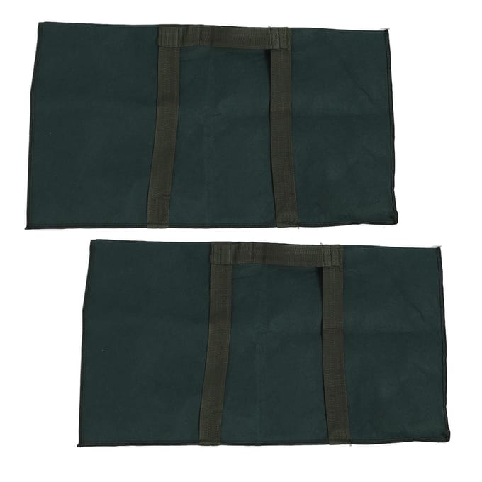 2 STUKS Overstromingsbarrières Waterabsorberende Hars Herbruikbare Zelfuitzettende Overstromingspreventiezak voor Deur black