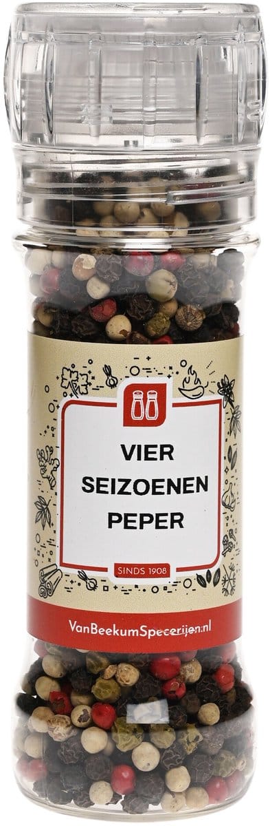Van Beekum Specerijen - Vier Seizoenen Peper - Kruidenmolen 50 Gram