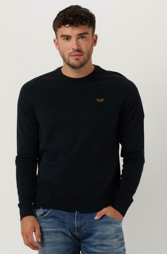 PME Legend - Buckley Trui Navy Blauw - Heren - Maat S - Regular-fit