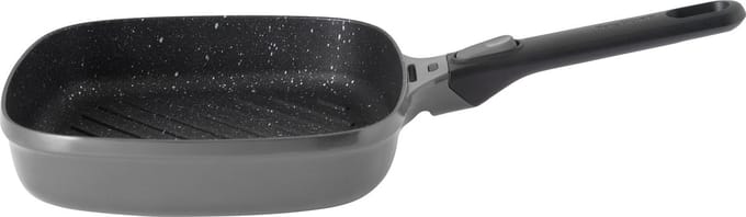 Grillpan 24 cm x 24 cm Aluminium, Grijs - BergHOFF | Gem