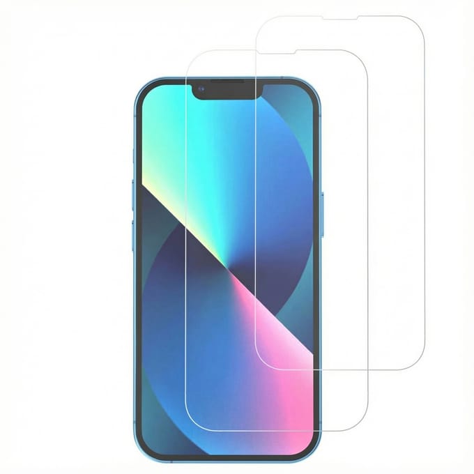 Accezz Screen Protector - Geschikt voor Apple iPhone 13 Mini - 2 Pack Glass Screenprotector