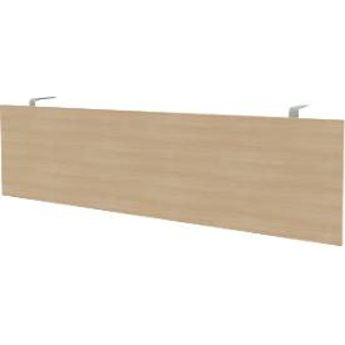 ARLON-OFFICE privacyscherm, geschikt voor Arlon Office bureaus, breedte 1600 mm, eiken decor