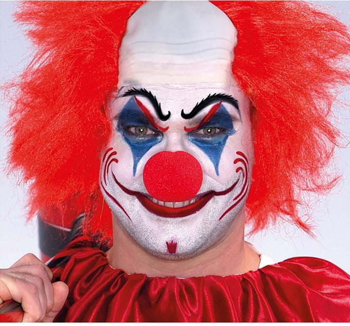 Fiestas Guirca Schmink setje horror clown - make-up verkleed set - Halloween/carnaval accessoires