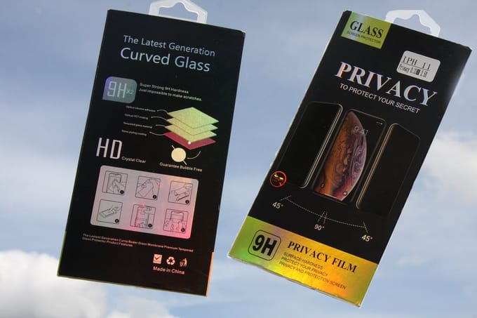 Ntech Screenprotector Geschikt voor iPhone 11 Pro Privacy Screenprotector Glass Anti Spy
