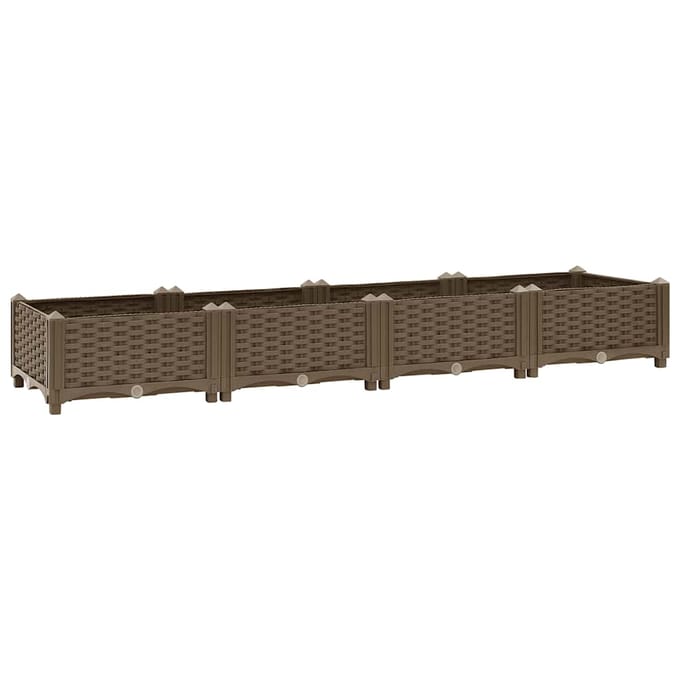 vidaXL - Plantenbak - verhoogd - 160x40x23 - cm - polypropyleen
