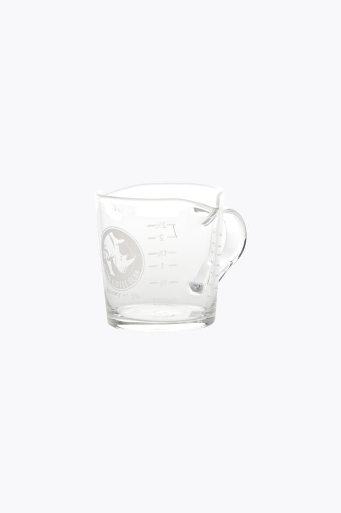 Rhinowares Espresso Borrelglaasje | Transparant | Espressokopje | 70 ml Maatglas met Schenktuiten voor Barista Precisie