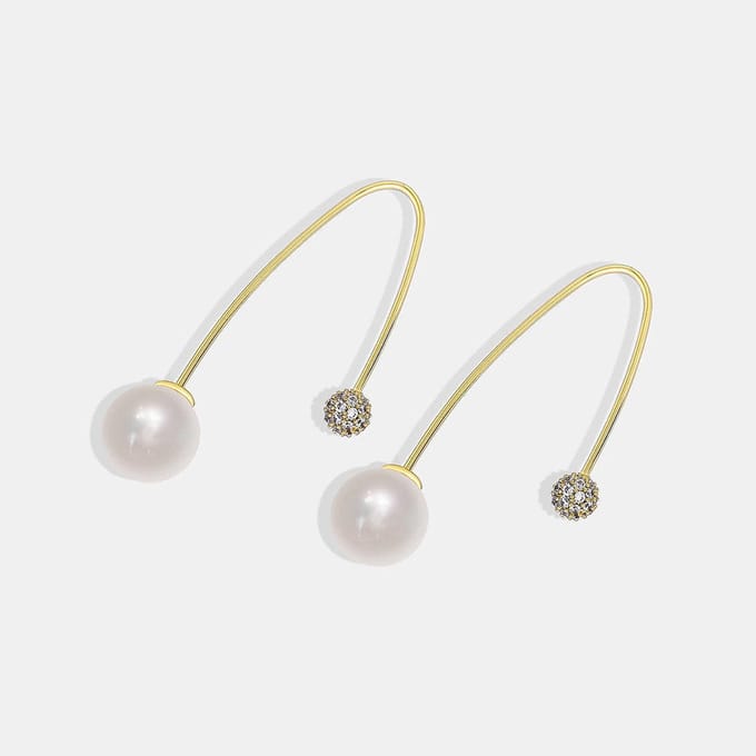 Oorhangers met Parel en Glans – Tijdloos Design | Twinolo