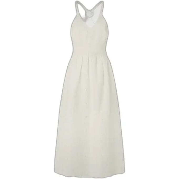 Pepe Jeans Gisela Mouwloze Jurk Beige L Vrouw