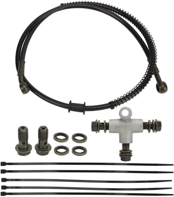 Allecto - Gevlochten Hydraulische Remslang Tee-set - 102 Cm