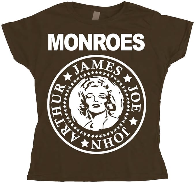 Marilyn Monroe Dames-T-shirt in girly-stijl SH-5-15139-H10-5