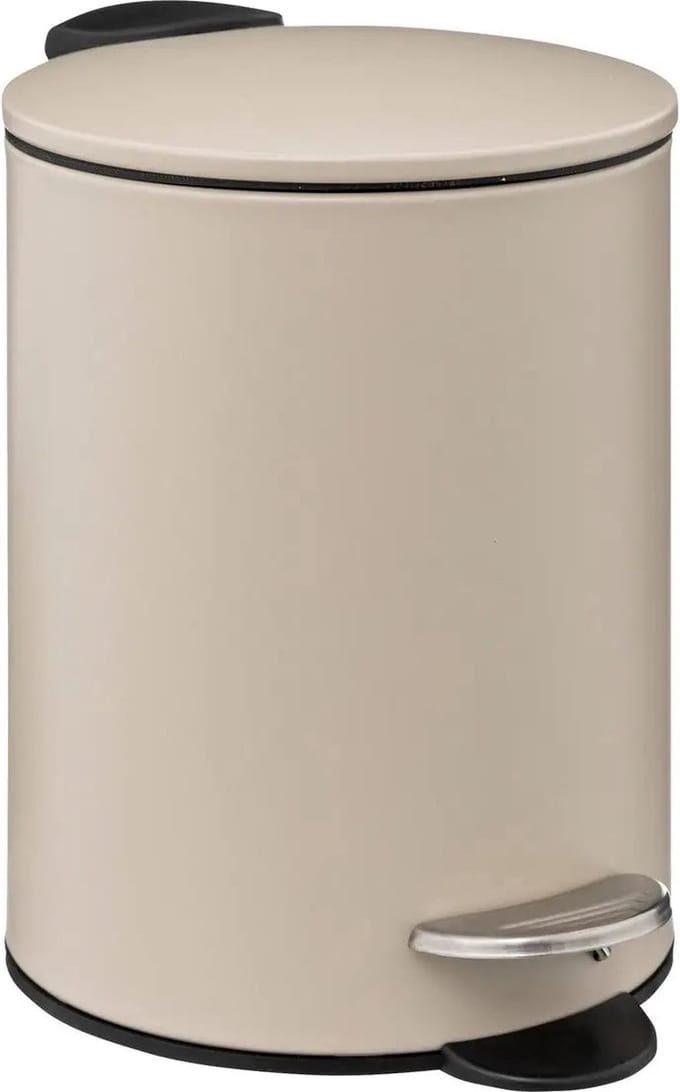 5Five Afvalemmer Stijlvol & Compact - Softclose - 3L - Naturel