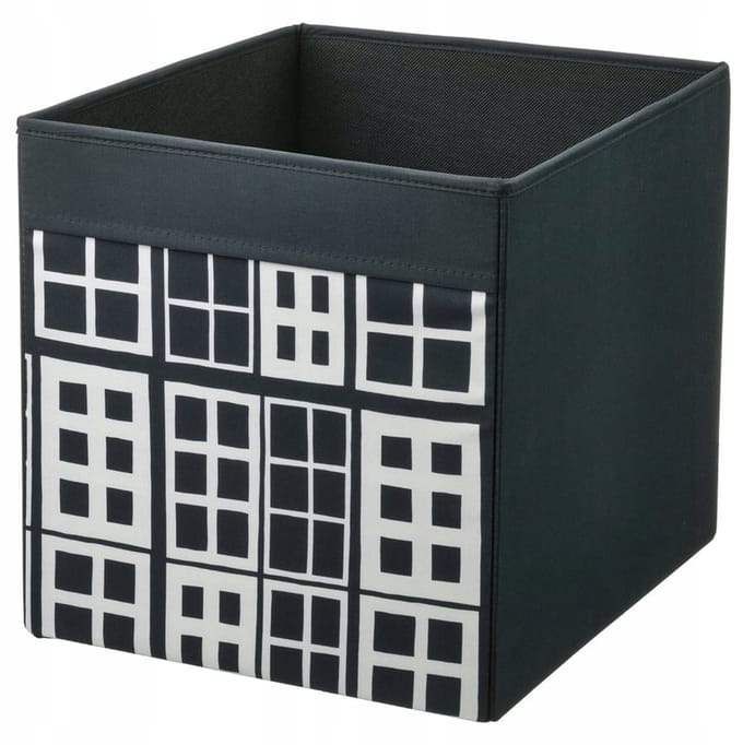 Opbergdoos Zwart/Wit 33x38x33 cm - Functioneel en Decoratief