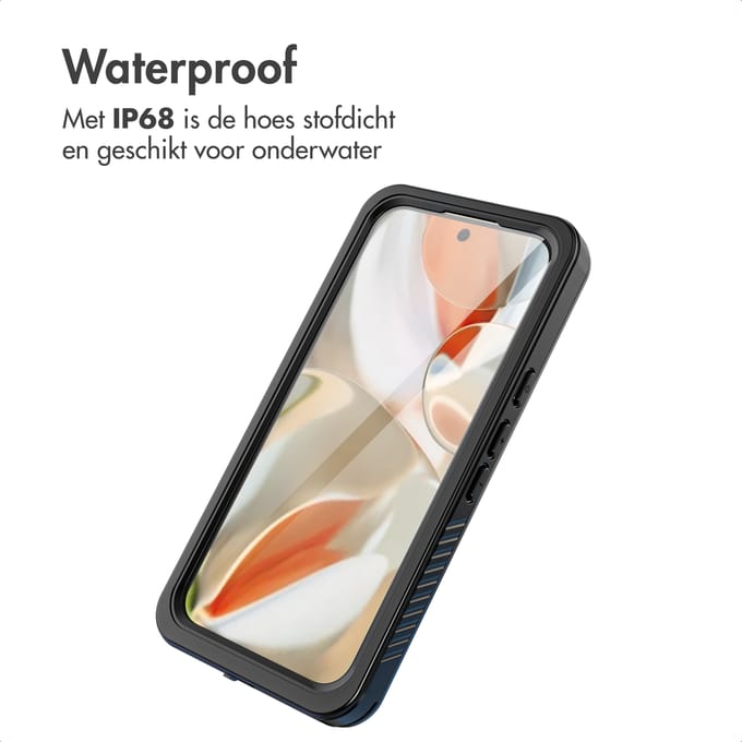 imoshion Hoesje - Geschikt voor Google Pixel 9 - Waterproof 360 case - Zwart