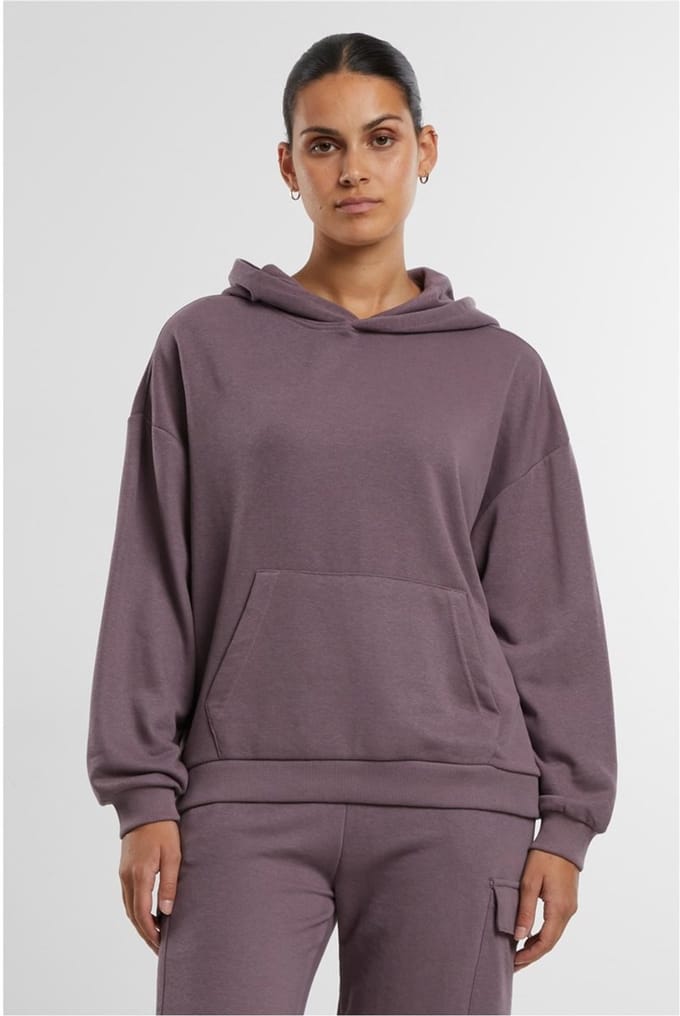 Urban Classics - Light Terry Oversized Hoodie/trui - S - Paars