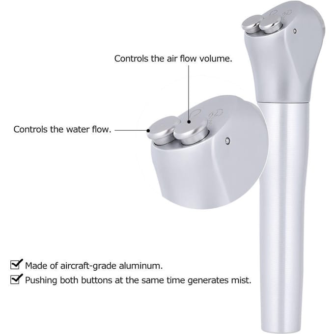 Seringue Triple Air-Eau Dentaire 3 Voies avec 2 Embouts Instruments Dentaires white