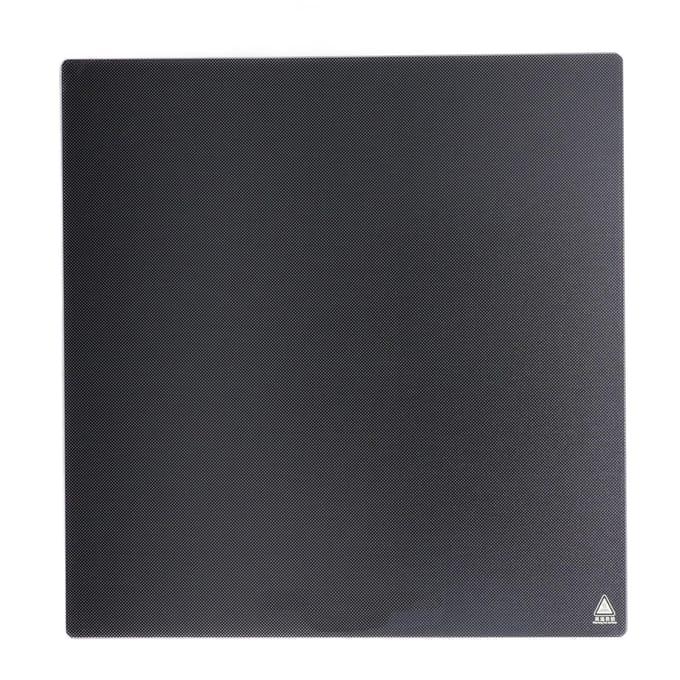 Plateforme d'imprimante 3D 320 x 310 x 4 mm en verre trempé, forte adhérence, retrait facile des moules, construction de l'imprimante black