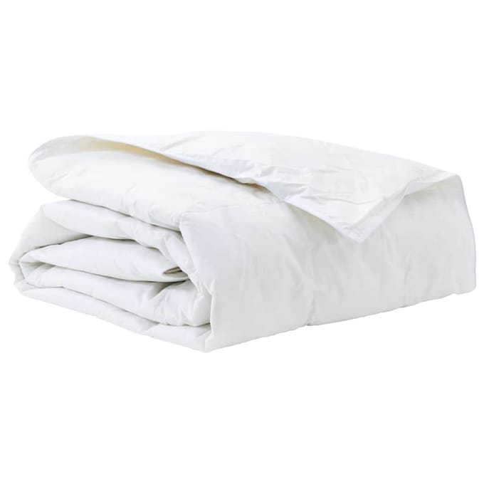 vidaXL - Dekbed - 155 - x - 220 - cm - Lente, - Najaar/Herfst - Veer - Wit - Ademend