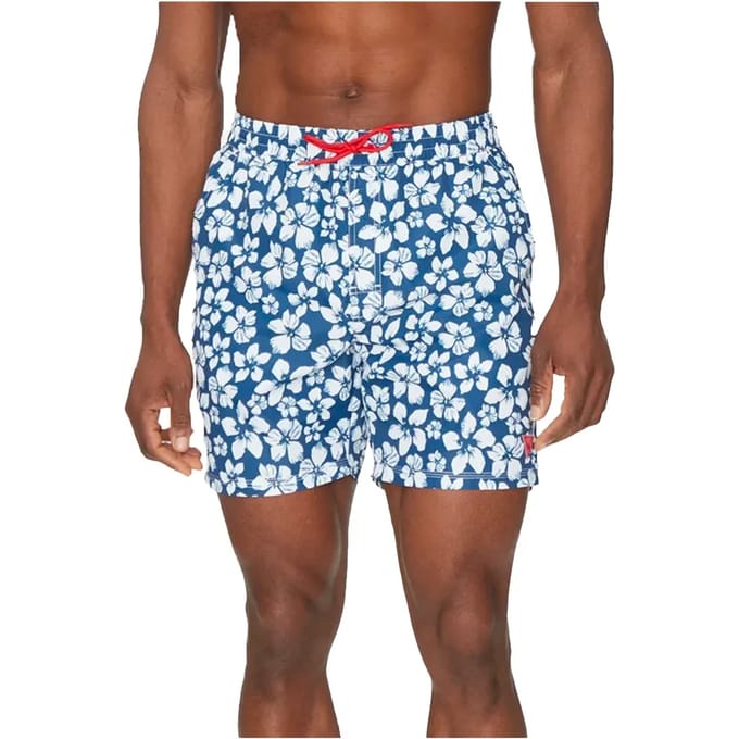 Guess herenzwempak met bloemenprint