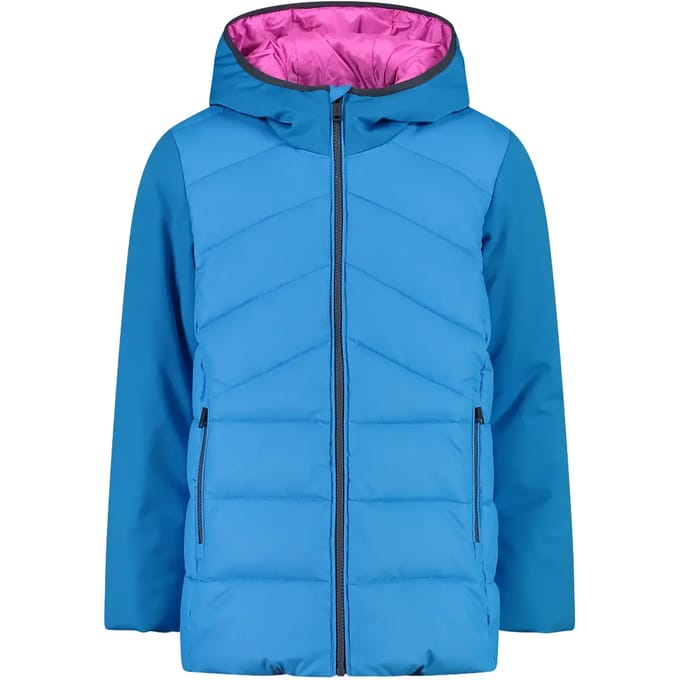 Lange meisjesjas met capuchon CMP
