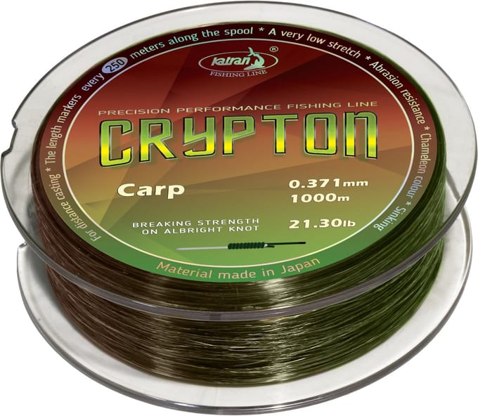 Crypton Carp 37/00 Onzichtbare Cameleon Lijn 1.000 meter Zinkende Vislijn Karperlijn Extra Strong