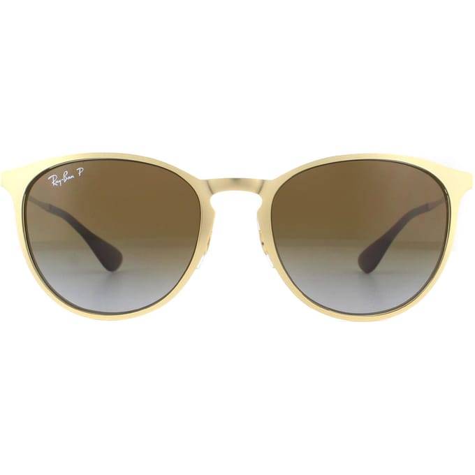 Ray-Ban Zonnebril RB3539 112/T5 Goud Bruin Verloop