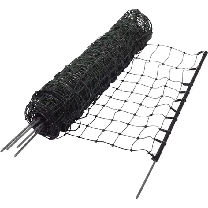 Gallagher Hobbynet (Groen, 65/1-5/Z-15m) - Niet-geleidende netafscheiding voor hobbydieren