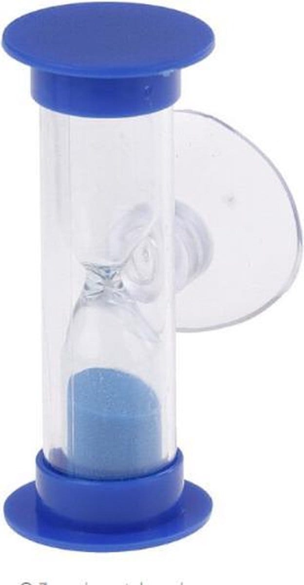 *** Zandloper Douchetimer met Zuignap -Tandenpoetsen, Badkamer - Waterbesparend - van Heble® ***