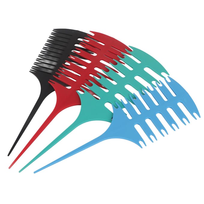 Professionele Haarkleurset Kapsalon Kapper Haarkleur Borstel Kam red