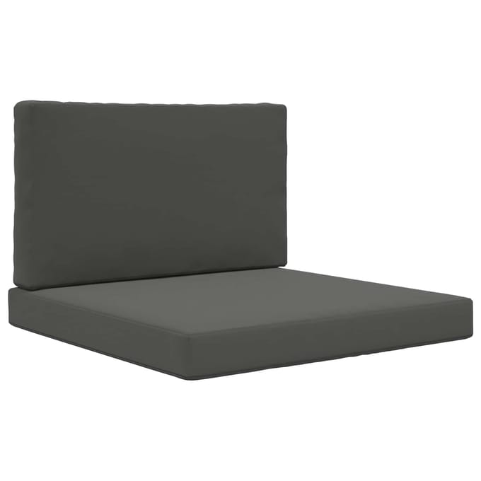 vidaXL - Buitenbankkussen - Polyester - Antraciet - 80 - x - 80 - cm