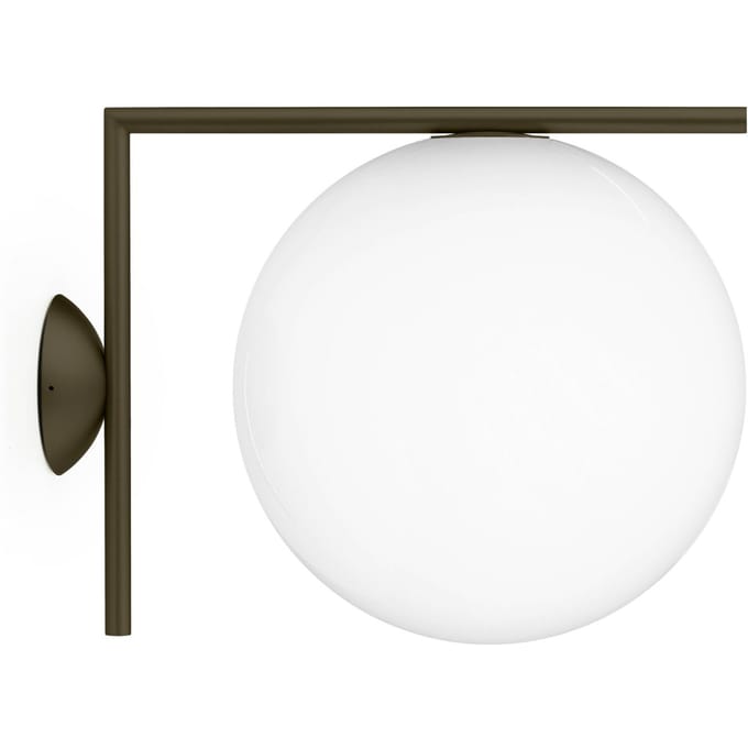 Flos IC Outdoor wandlamp - donker bruin - 30 cm