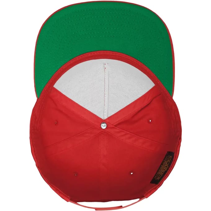 Flexfit - Classic 5 Panel Snapback red one size Snapback Pet - Rood
